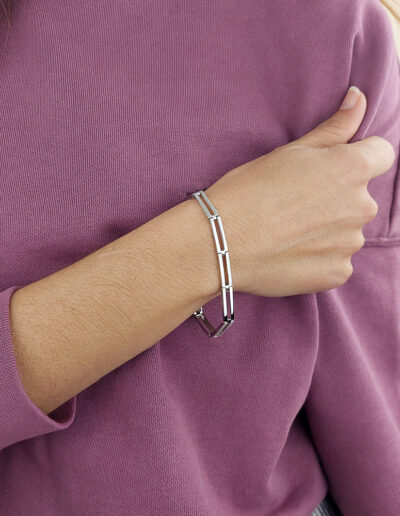 Pulsera Frontera Plata