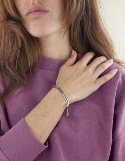 Pulsera Frontera Plata