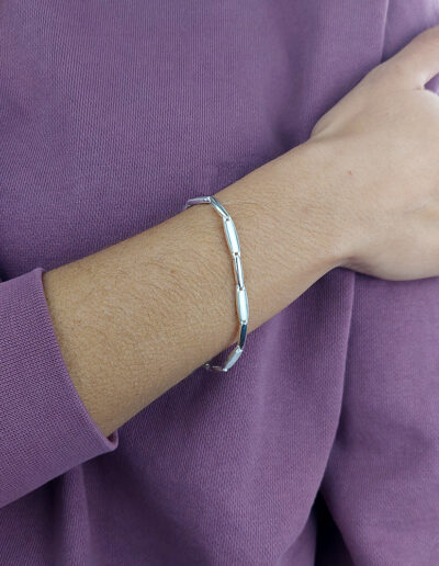 Pulsera Road Plata