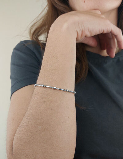 Pulsera Barras Plata