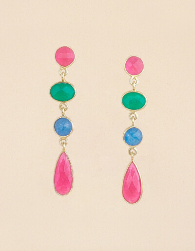 Pendientes Arco Iris Oro