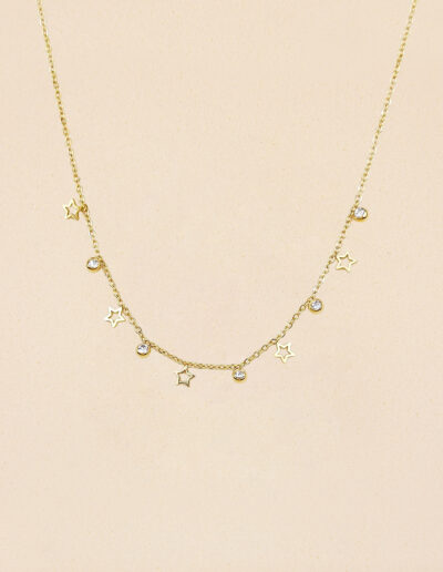 Collar Estrellas Acero