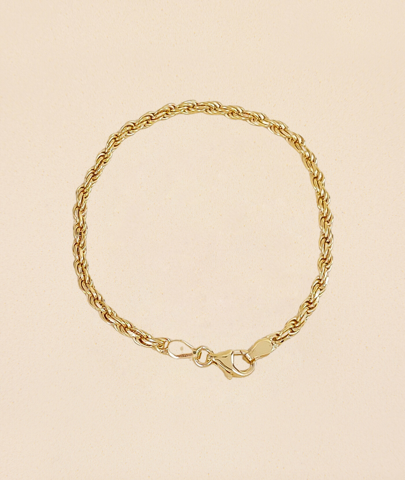 Pulsera Cordón Ancho Oro