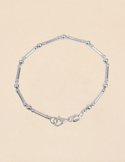 Pulsera Barras Plata
